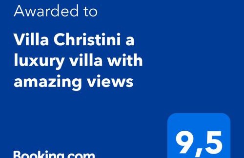 Tzitzifes Villa | Villa Christini a luxury villa with amazing views