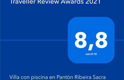 Panton Villa | Villa con piscina en Pantòn Ribeira Sacra Galicia Ideal para familias