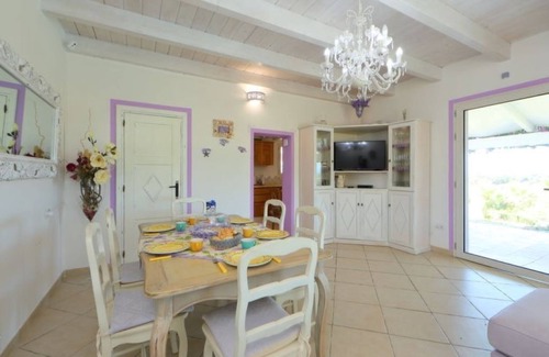 Badesi Villa | Villa Enga, with pool and sea view, an oasis in middle of vineyards and meadows