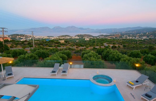 Agios Nikolaos House | Villa Enigma - 3 bedroom villa with a private pool and jacuzzi