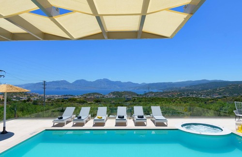Agios Nikolaos House | Villa Enigma - 3 bedroom villa with a private pool and jacuzzi