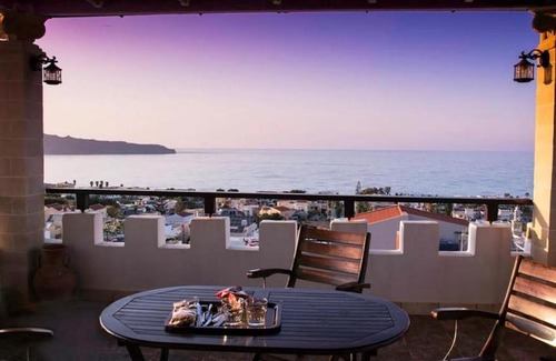 Kato Stalos Villa | Villa Giorgos with Panoramic Sea View