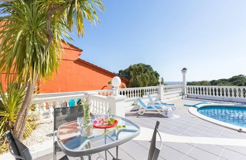 Blanes Villa | Villa in Blanes with Pool and Sea Views