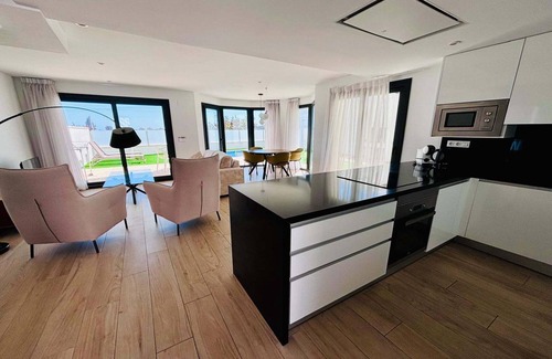 Finestrat House | Villa in Finestrat privézwembad, zee- en bergzicht