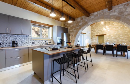 Falassarna Villa | Villa Kalithea, with indoor heating pool, unlimited sunset views to the ocean.