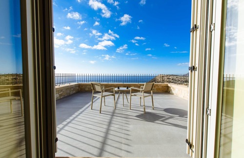 Falassarna Villa | Villa Kalithea, with indoor heating pool, unlimited sunset views to the ocean.