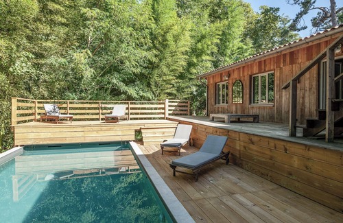 Saubion Villa | Villa 'La Cabane Du Moulin' with Private Pool, Private Terrace and Wi-Fi