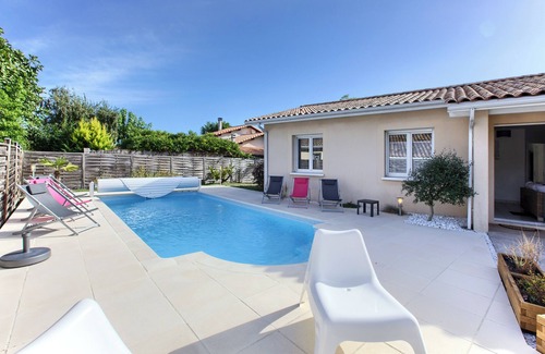 Gujan-Mestras House | Villa La Girolle - Bassin d'Arcachon - Private heated pool