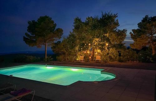 Tourtour Villa | Villa "Le Sortilège" vue panoramique et piscine