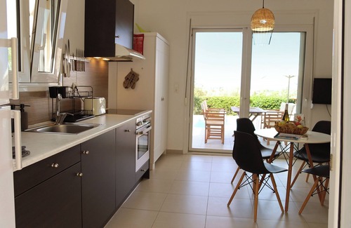 Loutra Villa | Villa Lemoni with Private Pool and Sea view