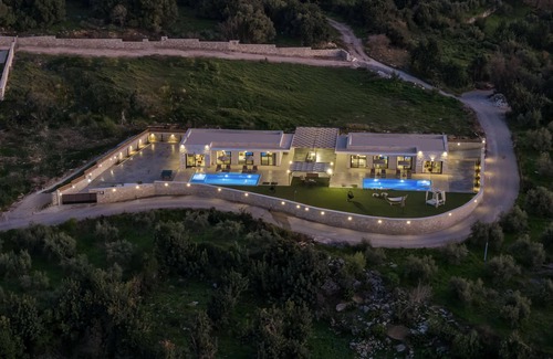 Krasounas Villa | Villa Lux Solis - With 2 Pools
