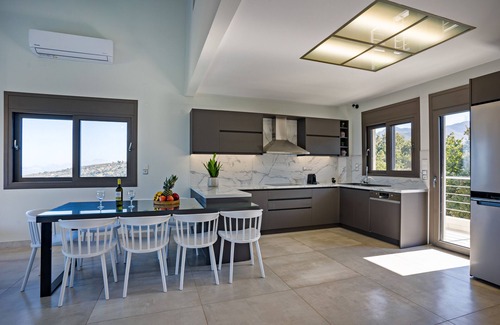 Mikro Metchi Villa | Villa MareMonte with private swimming pool , tennis , soccer , basketball courts