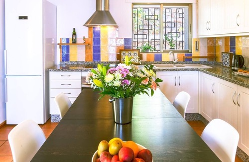Salobrena Villa | Villa Maria Jesus with Sea and Mountain View, Pool, Garden & Wi-Fi