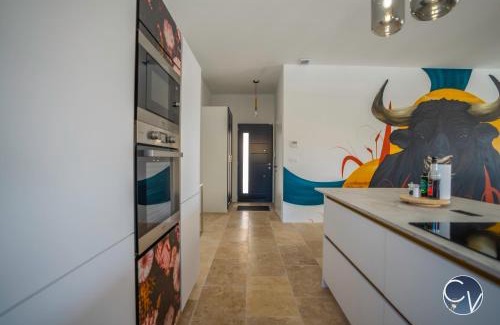 Saint-Quentin-la-Poterie Villa | Villa moderne tout confort-Jacuzzi-Piscine