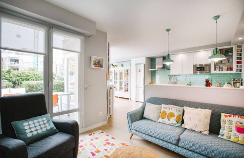 Antiguo Apartment | VILLA ONDARRETA CON PARKING Y AC