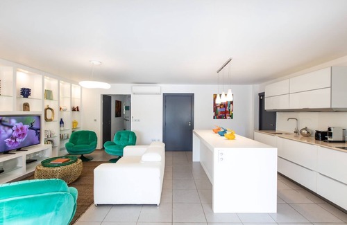 Bellevue Villa | Villa Palm Paradise 1 mn walk from Orient Bay beach, 3 or 4 bedrooms