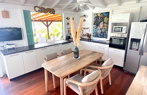 Deshaies Villa | VILLA PANORAMIC SEA VIEW - SWIMMING POOL - 3 BEDROOMS and 3 BATHROOMS CLIM and PRIVATE BOTANIC GARDEN