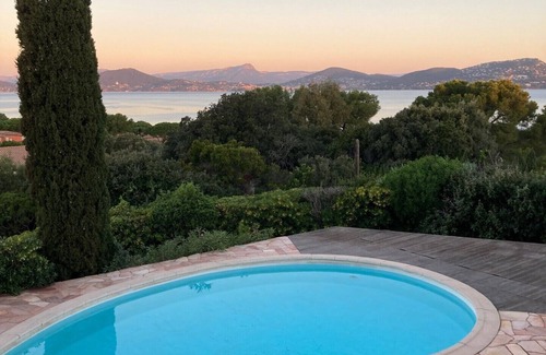 Giens Villa | Villa Presqu'ile de Giens 8people swimming pool rooftop exceptional sea view