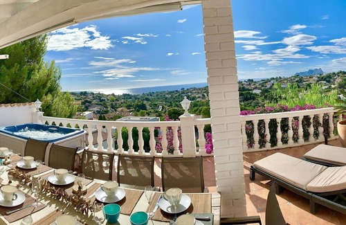 Benissa Coast Villa | Villa 'Robis Moraira' with Sea View, Wi-Fi and Air Conditioning