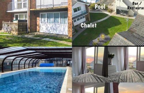 Corton Villa | Villa sea view 3-bed heated pool eat bar kids park