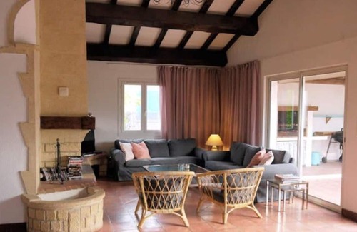 Margon Villa | Villa seen from the Chateau - Margon France with private pool