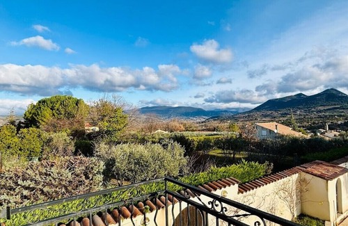 Mirabel-aux-Baronnies Villa | Villa sleeps 14 with swimming pool, large garden and view of Mont Ventoux!