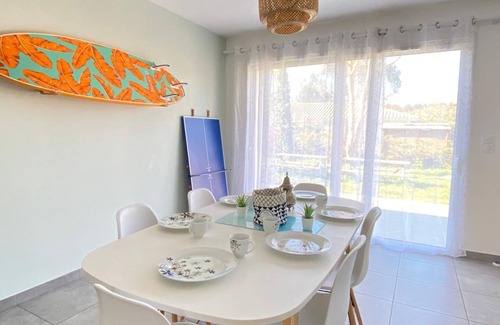 Lit-et-Mixe House | Villa under the pines with 3* pool, close to the ocean! ideal for families