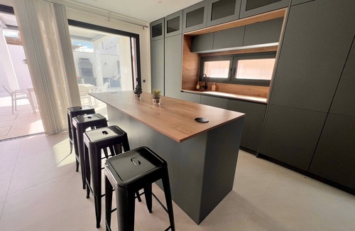 Bolonia Ski Chalet | Villa with private pool a few meters from the beach.