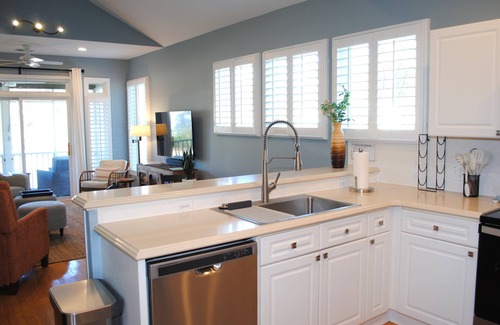 North Litchfield Beach Condo | Villa with community pool access located within gated Litchfield By the Sea community