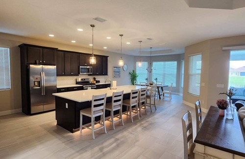 Leesburg House | Villages, 3bed- 2.5ba waterfrnt+ golf cart- all bedrooms have king beds!