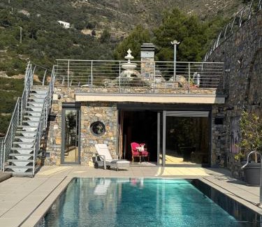 Alassio Apartment | Villalino Tre Palme, Pool, 2 Schlafzimmer, 2 Bäder, Pool, Terrasse, Outdoor Fitness
