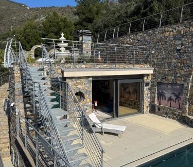 Alassio Apartment | Villalino Tre Palme, Pool, 2 Schlafzimmer, 2 Bäder, Pool, Terrasse, Outdoor Fitness
