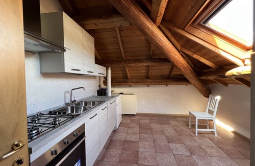 Visome Apartment | Visentin - Wooden penthouse with a view of the Dolomites