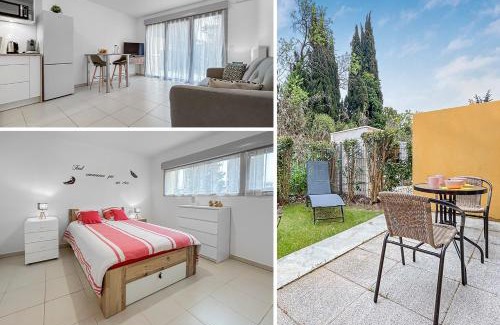 Lunel Apartment | Vivez Lunel-Clim-Wifi Fibre-Parking Privé-Patio T2