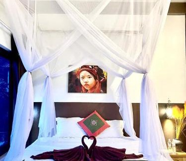 Ngoi Tu House | Vu Linh Palm House Homestay - Bungalow