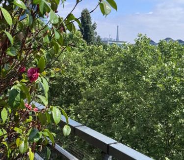 Issy-les-Moulineaux Apartment | Vue sur Tour Eiffel