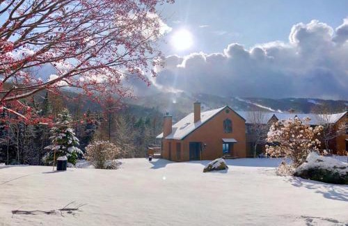 Bretton Woods Villa | W8 Mount Washington Place Townhome great slope views fireplace large deck yard and ping pong