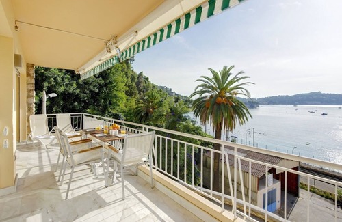 Villefranche-sur-Mer Apartment | Wake Up To The Sound Of The Waves On The Beach.