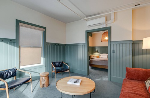 Poulsbo House | Walk everywhere - two luxe rooms at Hotel Scandi with living area & kitchenettes