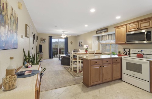 Indian Point Condo | Walk in, no steps, 2BR, 2 bath condo W/beautiful view of Table Rock Lake & SDC!