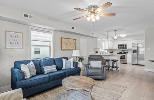 Atlantic Beach House | Walk on the Beach "Downtown" - your feet in the sand in 250 ft. Pet friendly