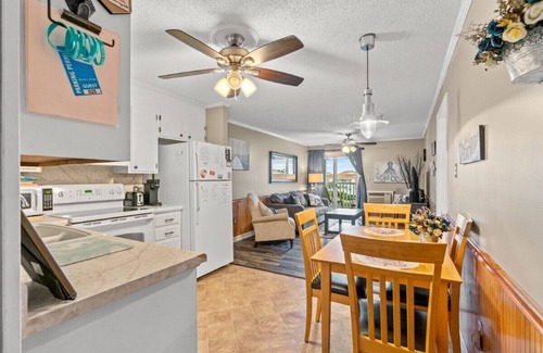 Cherry Grove Beach Condo | Walk to Beach - Beach Cottage at OD B32 - Pool - Lake View