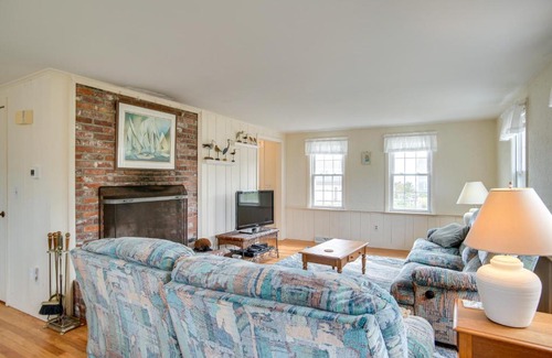 West Chatham House | Walk to Beach Chatham Getaway with Sunroom!