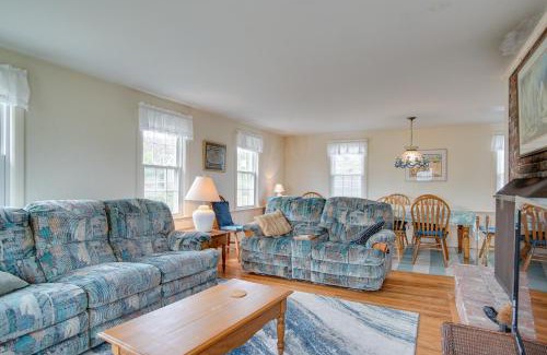 West Chatham House | Walk to Beach Chatham Getaway with Sunroom!