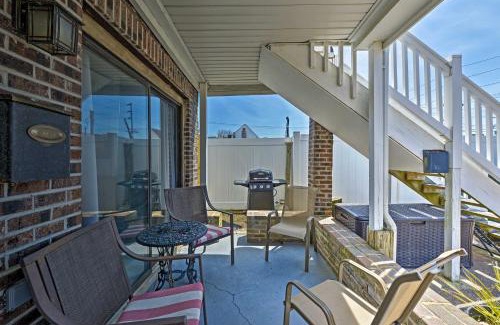 Brigantine Apartment | Walk to Beach Coastal Brigantine Condo with Patio!