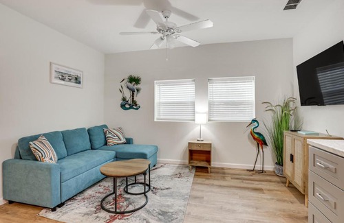 Butler Beach Apartment | Walk to Beach Getaway with Fire Pit in St Augustine