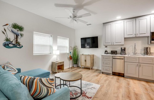 Butler Beach Apartment | Walk to Beach Getaway with Fire Pit in St Augustine