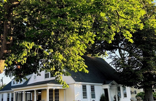 Clinton House | Walk to beach! Historic 2 story waterside home with harbor and beach views.