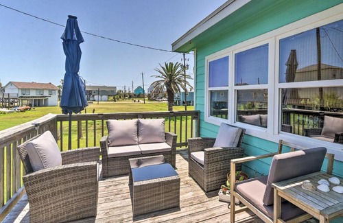 Surfside Beach House | Walk to Beach Home with Deck in Surfside Beach!