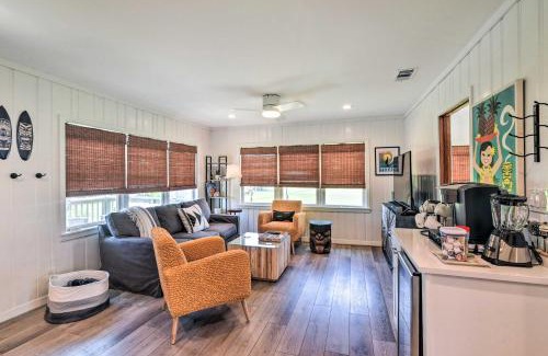 Surfside Beach House | Walk to Beach Home with Deck in Surfside Beach!